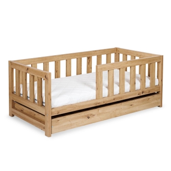 Klupś Łóżko Młodzieżowe Amelia Dąb 160x80 cm z Barierką