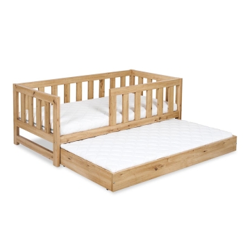 Klupś Łóżko Młodzieżowe Amelia Dąb 160x80 cm z Barierką