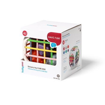 Zabawka Sensoryczna CUBE BOX dla Dzieci 18m+ | Rozwój Motoryczny