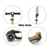 Milly Mally Hulajnoga Trójkołowa Boogie Scooter Złota LED dla Dzieci