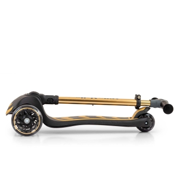 Milly Mally Hulajnoga Trójkołowa Boogie Scooter Złota LED dla Dzieci