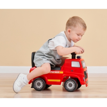 Jeździk MILLY MALLY Mercedes-Benz Actros Straż Pożarna Czerwony Licencjonowany