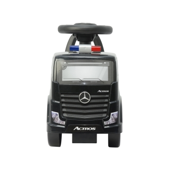 Milly Mally Jeździk Mercedes-Benz Actros Police Czarny Licencjonowany