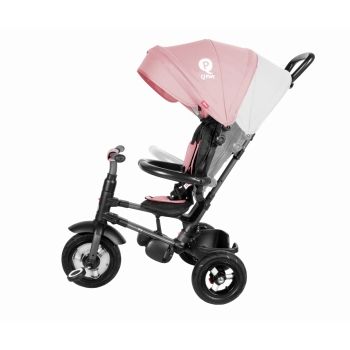 MILLY MALLY Qplay Rito Rubber Pink Rowerek Trójkołowy Składany