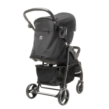 4BABY RAPID XXIV BLACK Wózek Spacerowy do 22 kg Lekki Składany