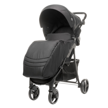 4BABY RAPID XXIV BLACK Wózek Spacerowy do 22 kg Lekki Składany