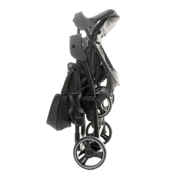 4BABY RAPID XXIV BLACK Wózek Spacerowy do 22 kg Lekki Składany