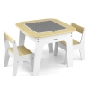 Milly Mally Zestaw Meble Dziecięce Olaf Blocks Stolik + 2 Krzesełka Białe