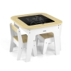 Milly Mally Zestaw Meble Dziecięce Olaf Blocks Stolik + 2 Krzesełka Białe