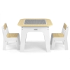 Milly Mally Zestaw Meble Dziecięce Olaf Blocks Stolik + 2 Krzesełka Białe