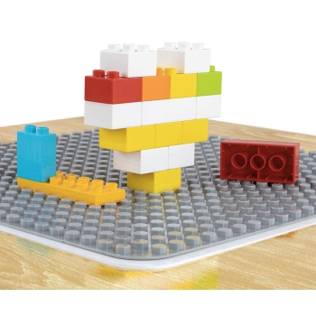 Milly Mally Zestaw Meble Dziecięce Olaf Blocks Stolik + 2 Krzesełka Białe