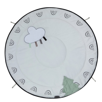 Tiny Love Gimnastyka dla Bobasa ze Stojakiem Décor Luxe Czarno-Biała Mata