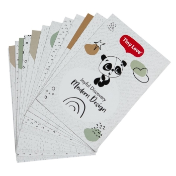 Tiny Love Gimnastyka dla Bobasa ze Stojakiem Décor Luxe Czarno-Biała Mata