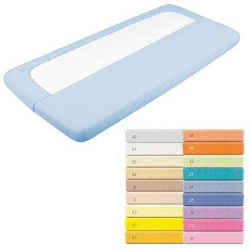 Prześcieradło do łóżeczka 140x70 JERSEY z gumką zielone