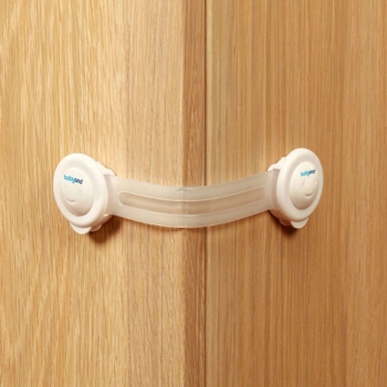 Białe Zabezpieczenie Szafek i Lodówek dla Dzieci – Łatwy Montaż