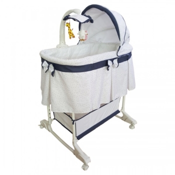 MILLY MALLY Kołyska Łóżeczko 4w1 z Pilotem SIMPLE GRAY