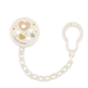 Canpol babies Łańcuszek do Smoczka Uspokajającego Gold Newborn