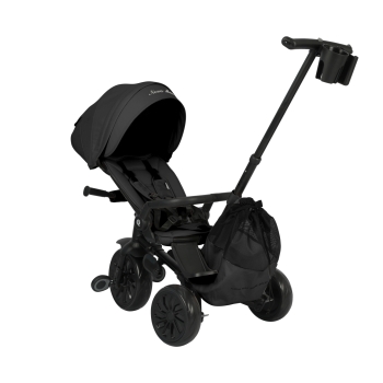 Rowerek Trójkołowy Qplay Nova Max Black MILLY MALLY Wielofunkcyjny