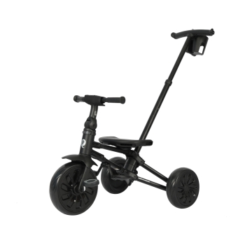 Rowerek Trójkołowy Qplay Nova Max Black MILLY MALLY Wielofunkcyjny