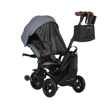 MILLY MALLY 6457 Qplay Rowerek Trójkołowy Nova Deluxe Grey