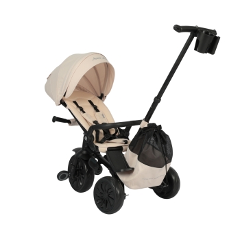 Rowerek Trójkołowy Qplay Nova Max Beżowy Millly Mally 6304