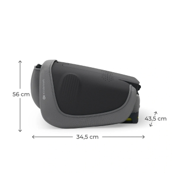 Kinderkraft UNITY 2 i-Size Fotelik Samochodowy 100-150 cm ISOFIX Szary