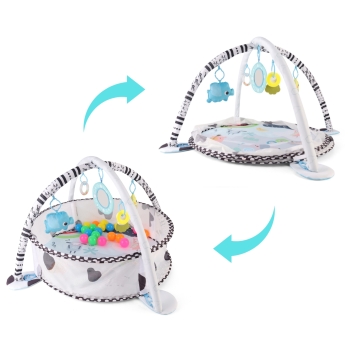 MILLY MALLY TinyMini Mata Edukacyjna 2w1 z Basenem Piłek JL626-2D