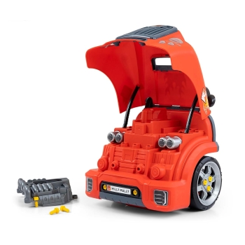 Milly Mally N-gine Silnik Rozkręcalny Zabawka Mechanika Czerwony