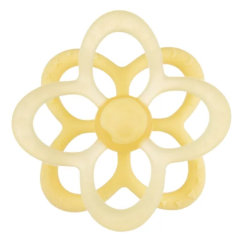 CANPOL Gryzak Sensoryczny Silikonowy 2w1 Kwiatek dla Niemowląt