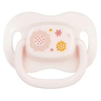 CANPOL Smoczek Uspokajający Silikonowy Symetryczny 0-6m Newborn Różowy