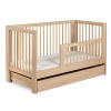 Łóżeczko-Tapczanik OLIVIA Bukowe 140x70 cm – Rośnie z Dzieckiem