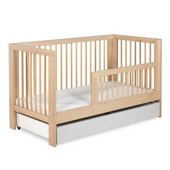 Łóżeczko-Tapczanik OLIVIA Bukowe 140x70 cm – Rośnie z Dzieckiem