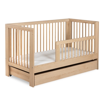 Łóżeczko-Tapczanik OLIVIA Bukowe 140x70 cm – Rośnie z Dzieckiem