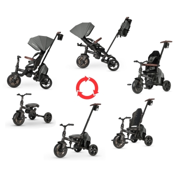 Qplay Comfo Max Rowerek Trójkołowy Wielofunkcyjny 10-72m