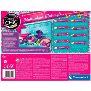 Clementoni Crazy Chic: Zestaw do Modnych Fryzur dla Dzieci 7+