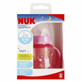 NUK Butelka Do Nauki Picia First Choice z Uchwytami 150ml 6-18m Sensor Temperatury