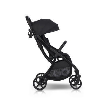Wózek Spacerowy EASY GO FARO EBONY BLACK do 22 kg | Automatyczne Składanie