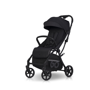 Wózek Spacerowy EASY GO FARO EBONY BLACK do 22 kg | Automatyczne Składanie
