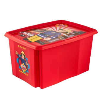 KEEEPER Karolina Fireman Sam Pojemnik Obrotowy z Pokrywą 45L