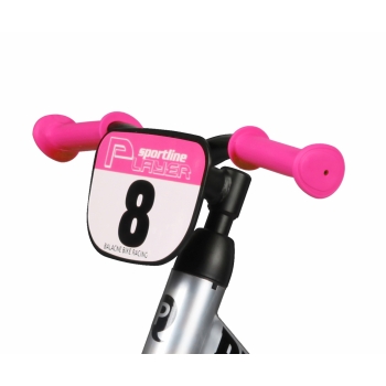 Milly Mally Qplay Player Rowerek Biegowy Różowy dla Dzieci 3-6 Lat