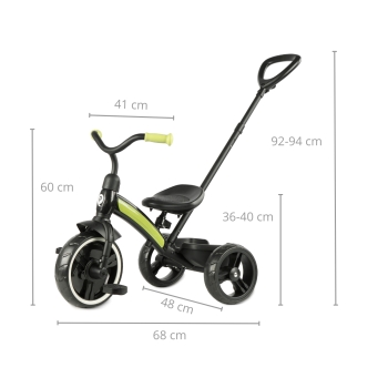 Milly Mally Qplay Elite Plus Rowerek Trójkołowy Zielony