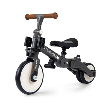 Milly Mally Rowerek Biegowy Trójkołowy 5w1 Optimus Max Ciemnoszary