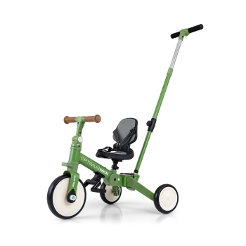MILLY MALLY 6342 Rowerek 5w1 OPTIMUS MAX green