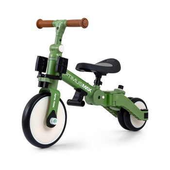 MILLY MALLY 6342 Rowerek 5w1 OPTIMUS MAX green