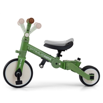 MILLY MALLY 6342 Rowerek 5w1 OPTIMUS MAX green