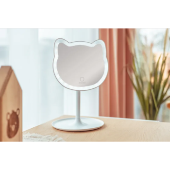 InnoGIO GIOperfect White Cat Lusterko Kosmetyczne LED Dotykowe dla Dzieci